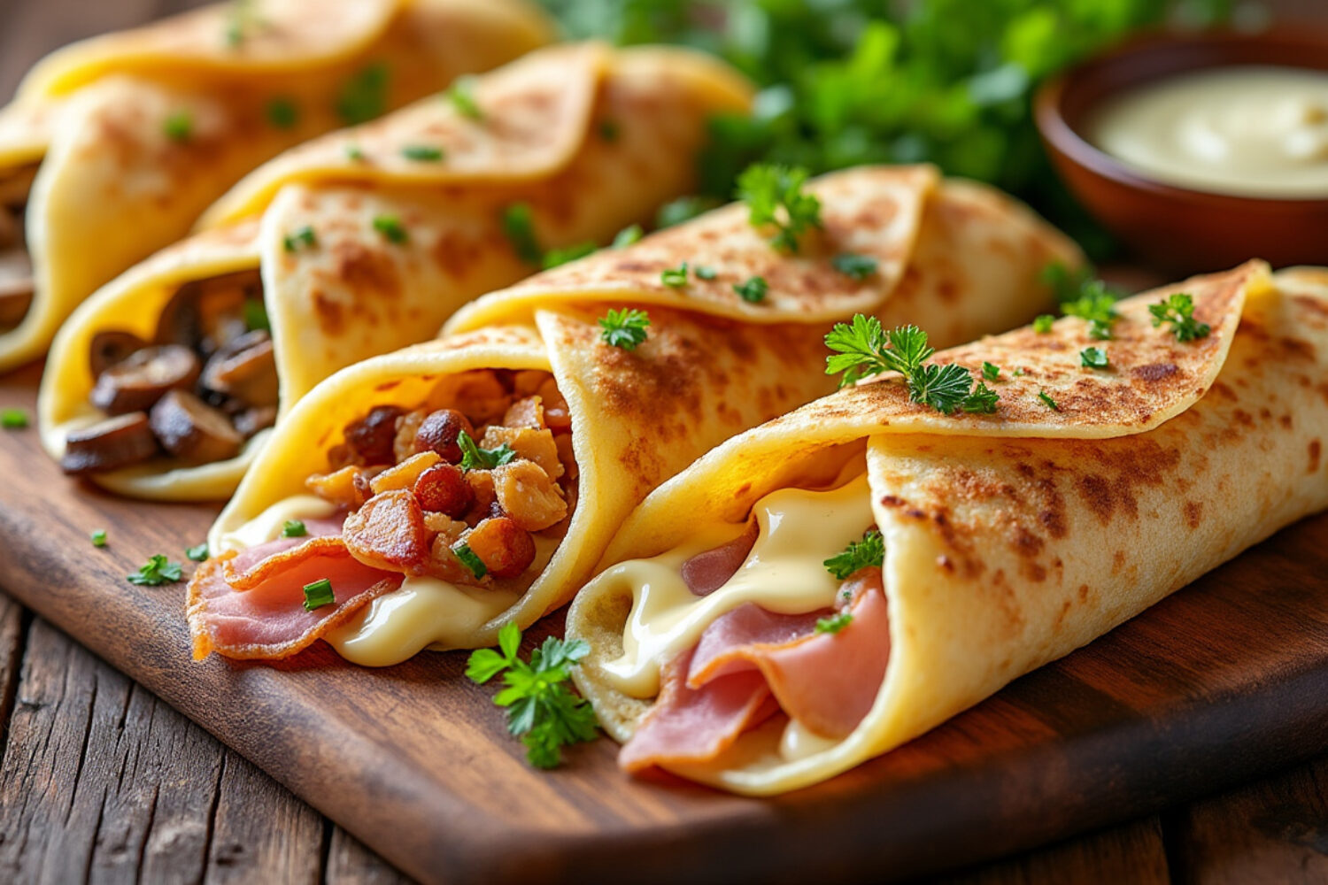 Crêpes salées au jambon et fromage : 5 idées de garnitures savoureuses