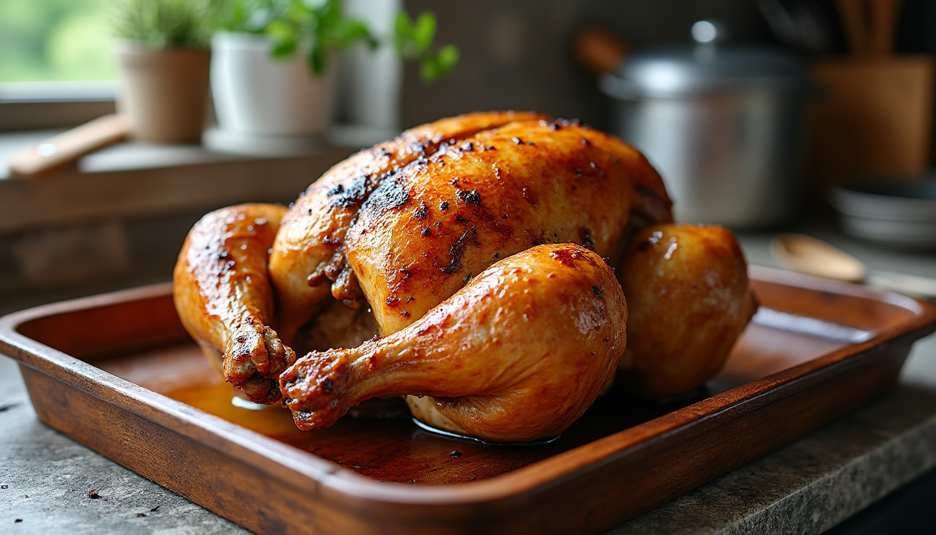 découvrez notre guide complet pour réussir la cuisson du poulet fermier au four, avec les temps et températures adaptés pour des volailles de 1,5 à 3 kg, afin d'obtenir une viande tendre et savoureuse.