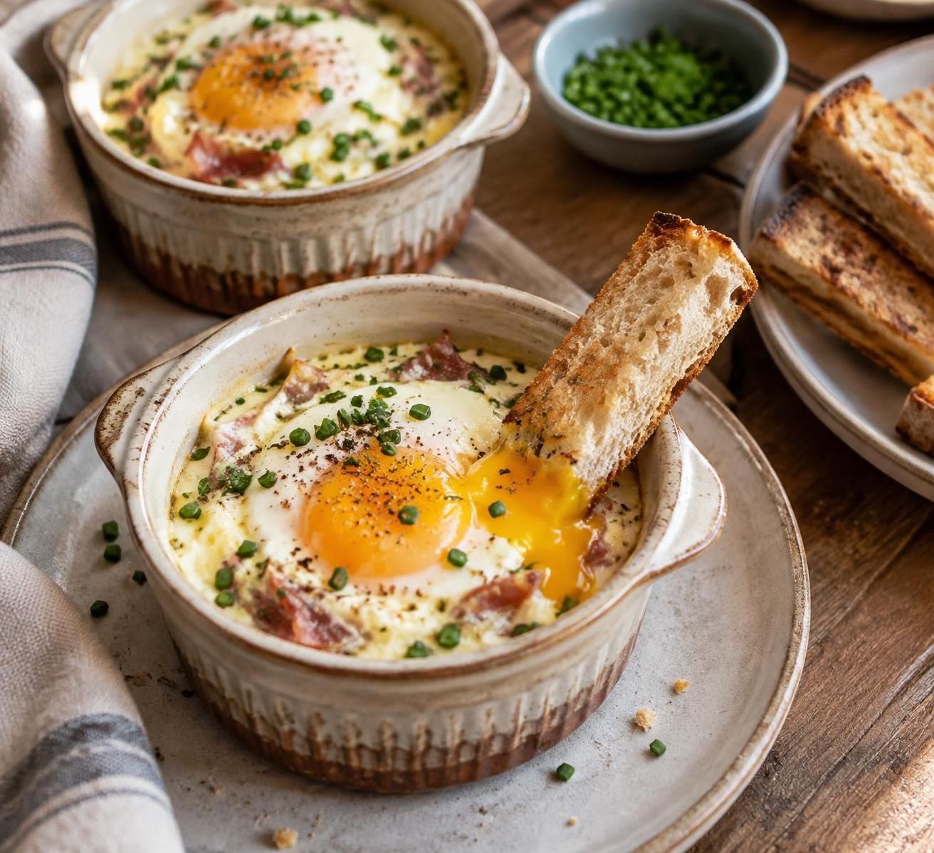 découvrez comment réussir les œufs cocotte au four : recettes classiques, variantes gourmandes et temps de cuisson pour obtenir des œufs parfaitement fondants.