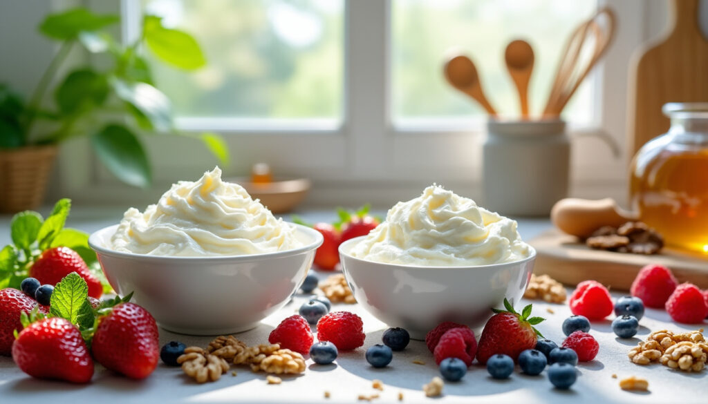 découvrez si le fromage blanc peut remplacer le skyr dans vos recettes et comment ajuster vos préparations pour un résultat parfait.