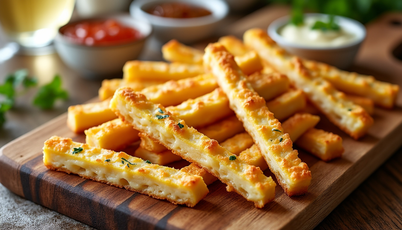 découvrez une recette facile et rapide d'allumettes au fromage maison, parfaites pour un apéritif gourmand et convivial.