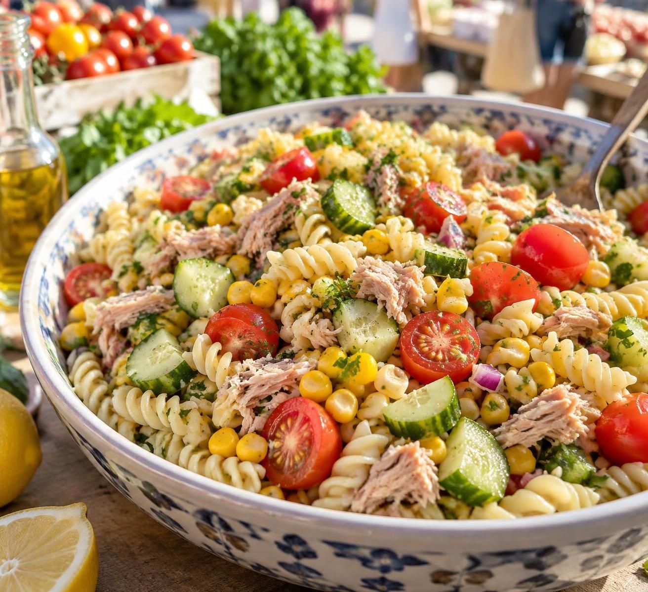 découvrez nos meilleures recettes de salade de pâtes froide : thon, légumes croquants, pesto et vinaigrette savoureuse pour un repas facile et rafraîchissant.