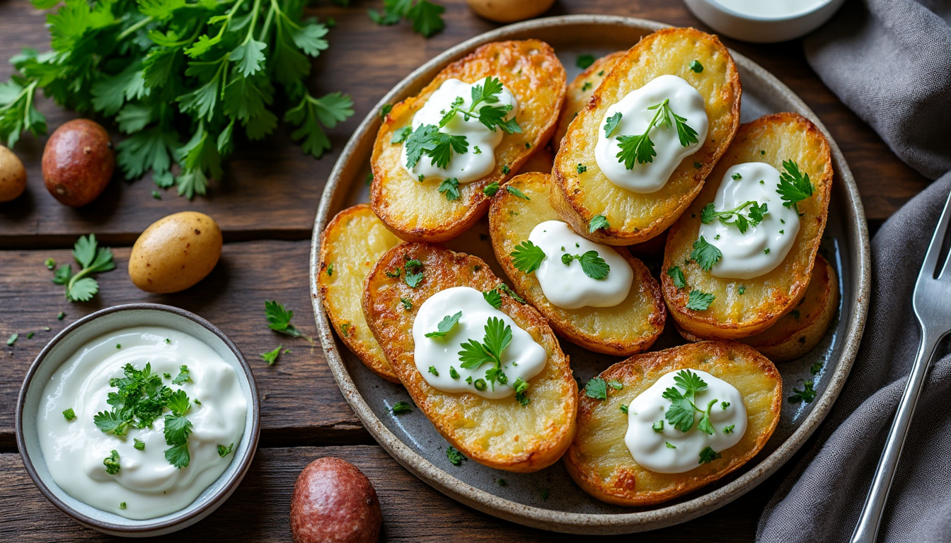 découvrez nos recettes savoureuses de sauce au fromage blanc pour accompagner vos pommes de terre, avec des variations originales pour tous les goûts.