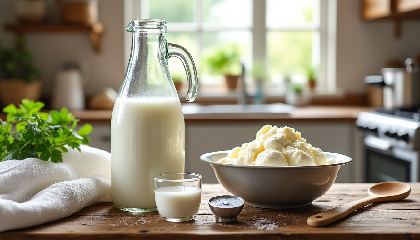 apprenez à préparer facilement du fromage blanc maison avec ou sans présure grâce à notre tutoriel détaillé et accessible à tous.