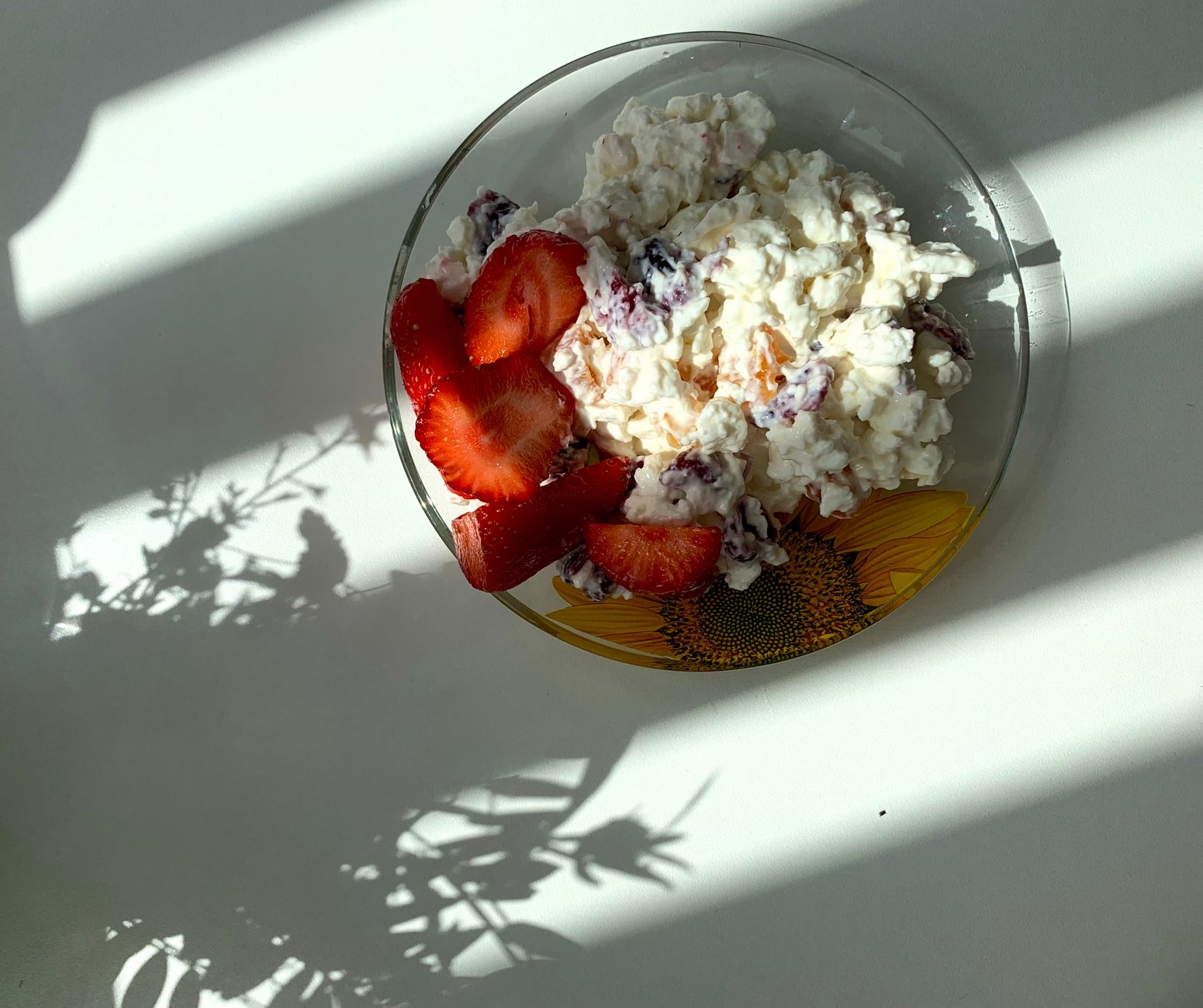 Cottage cheese : définition, fabrication et ce qui le distingue des autres fromages protéinés — bol de cottage cheese avec fruits