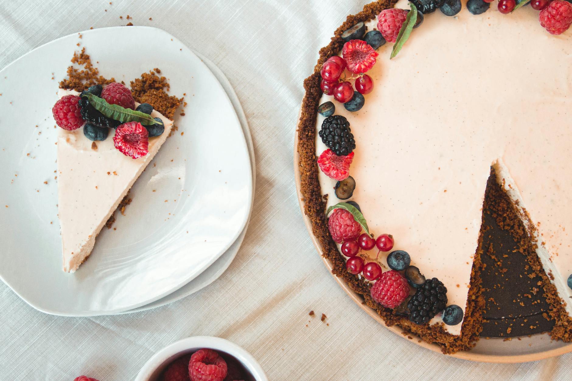 Dessert au Philadelphia 3 recettes — cheesecake sans cuisson avec fruits