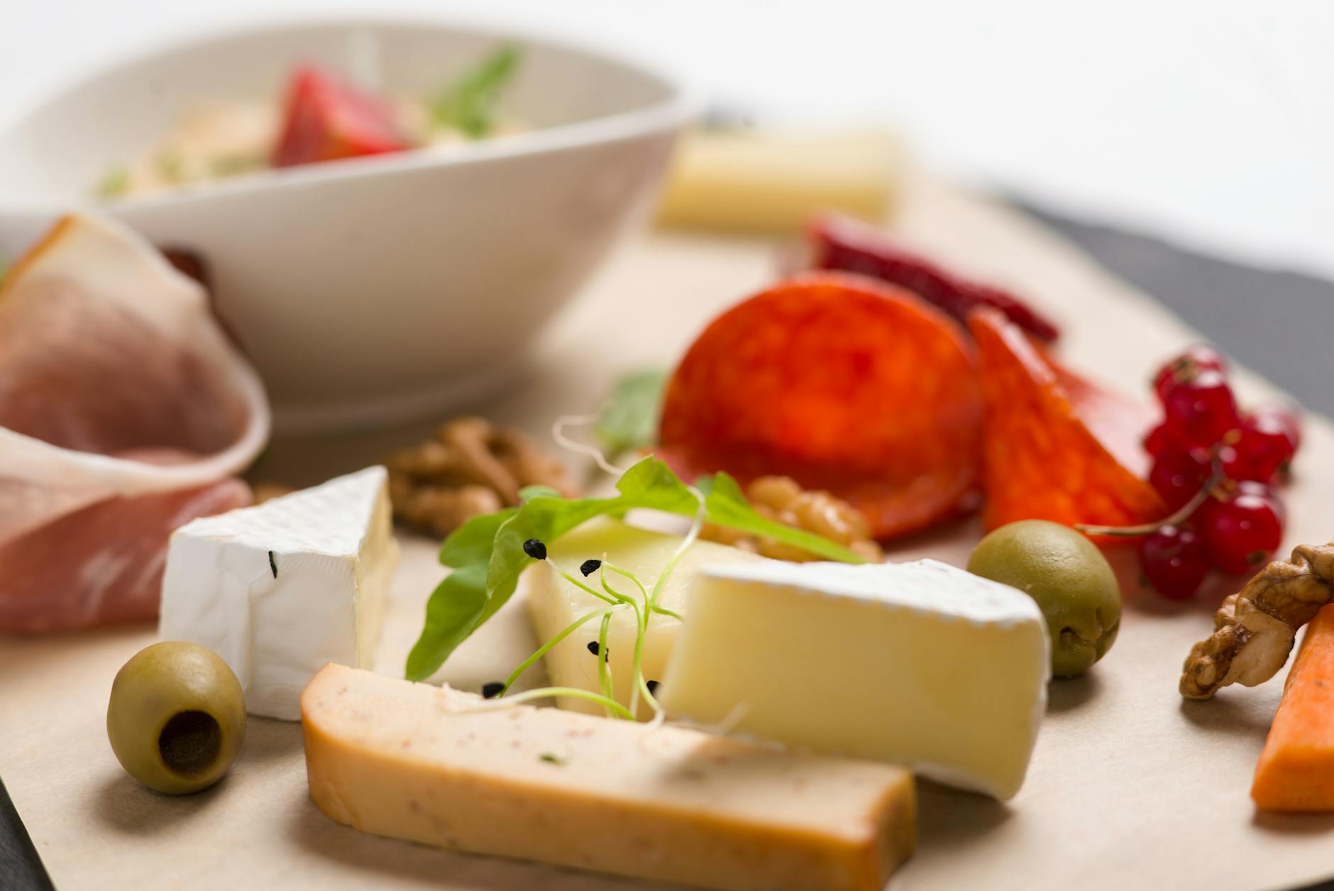 Fromage à faible teneur en — plateau de fromages à faible teneur en sel